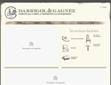 Tablet Screenshot of darrigol-gagnez.fr